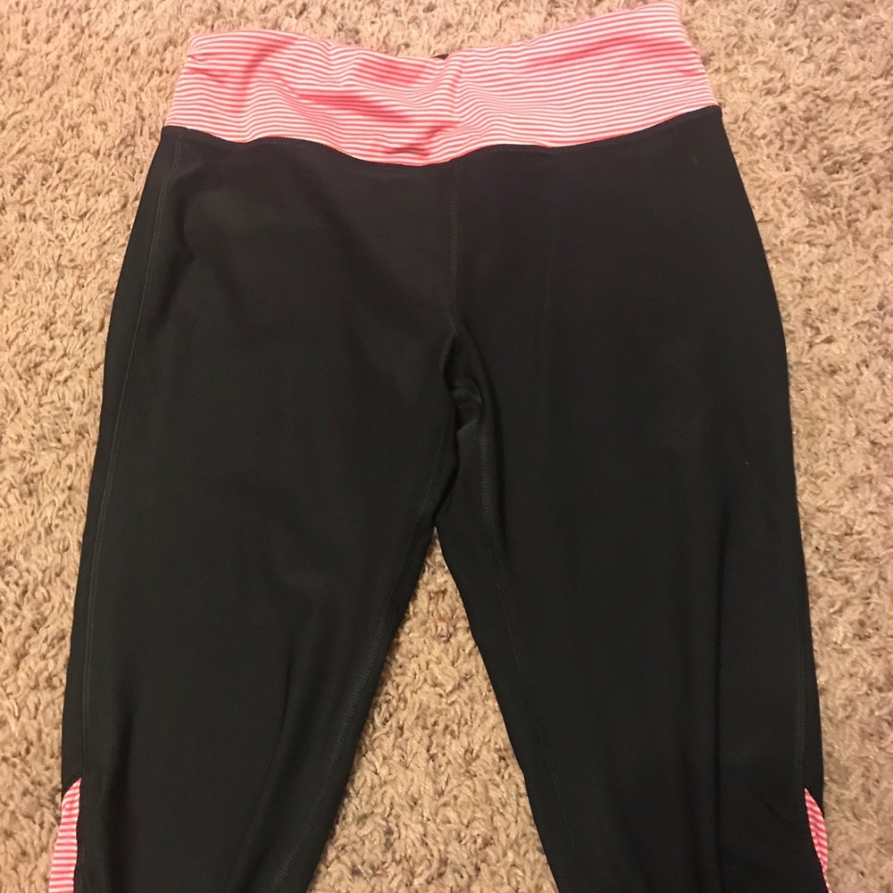 Pink and Black Leggings